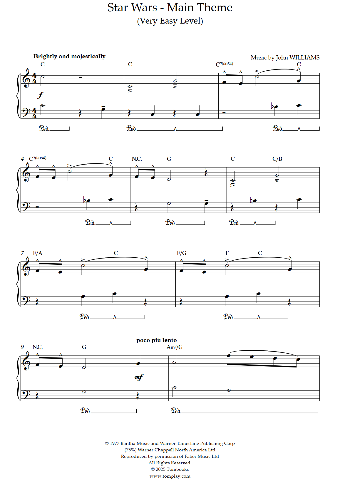 Epic Solo Piano Arrangement of the Star Wars Classic