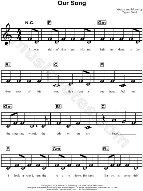 Swiftly Learn Taylor’s Hit in C Major