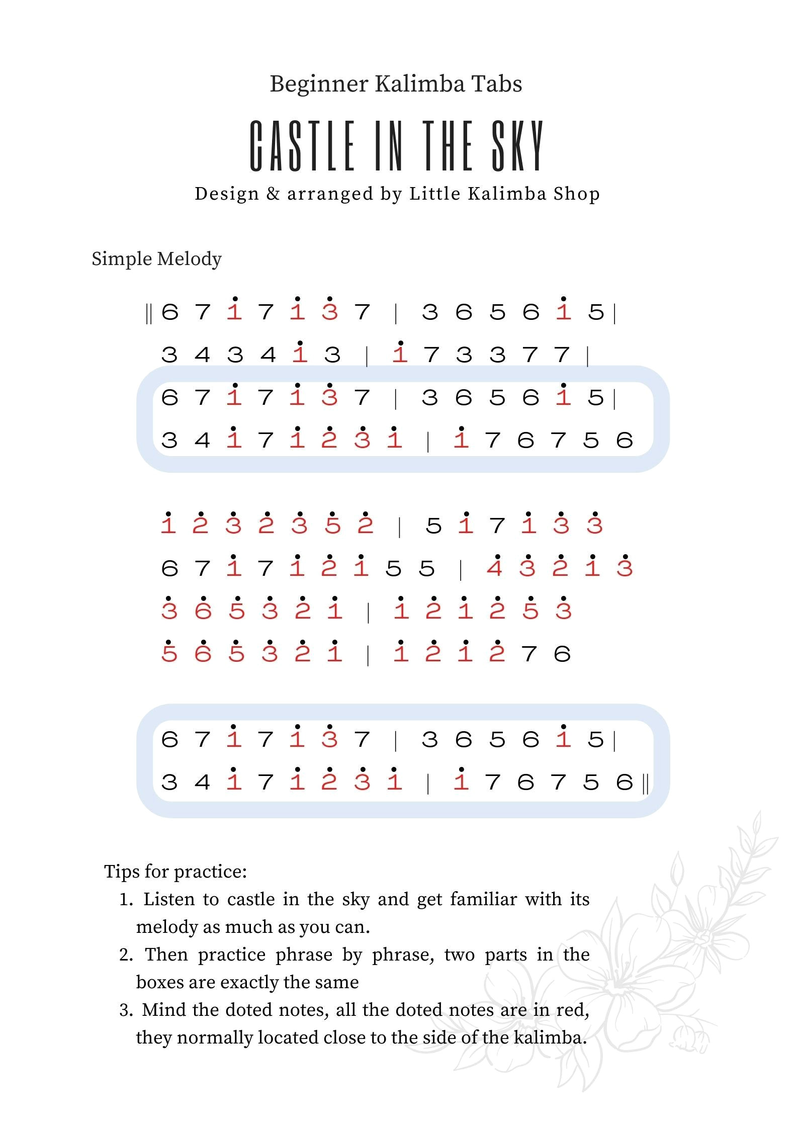 Easy Kalimba Tunes for Beginners