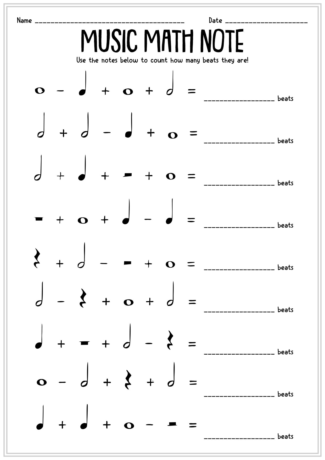 Master Music Theory: 11 Essential Note Value Exercises