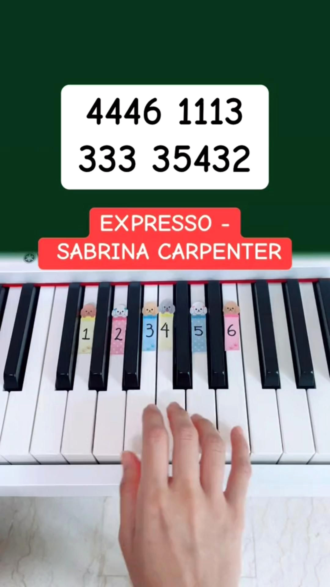 Easy Piano Tutorial: Sabrina Carpenter’s Expresso Song on Piano
