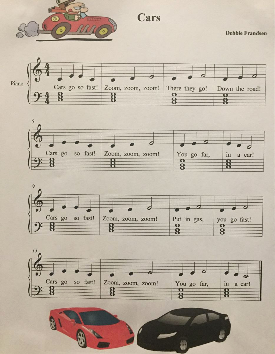 Play Your Favorite Car Songs on Easy Piano