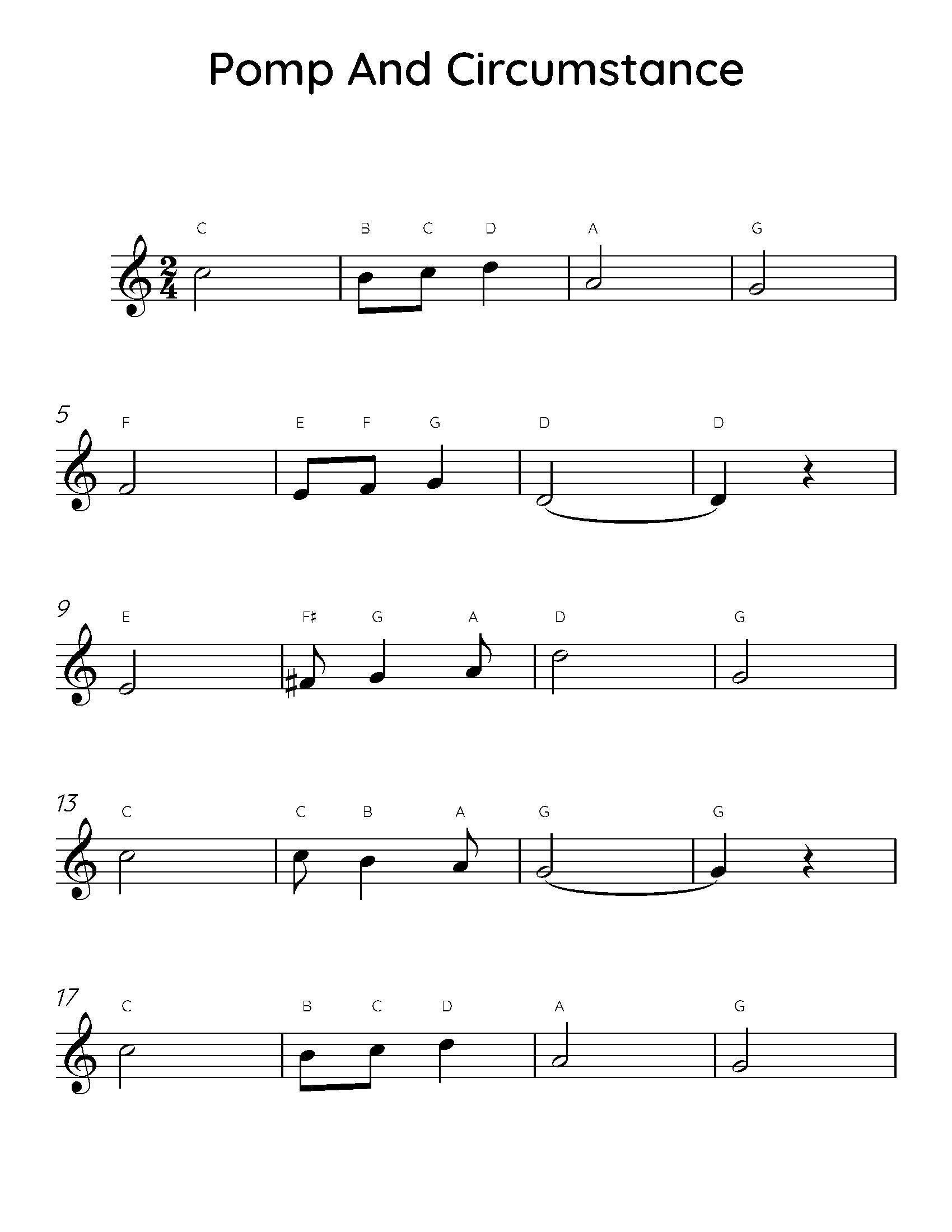 Easy Piano Graduation Party — Download Edward Elgar Now