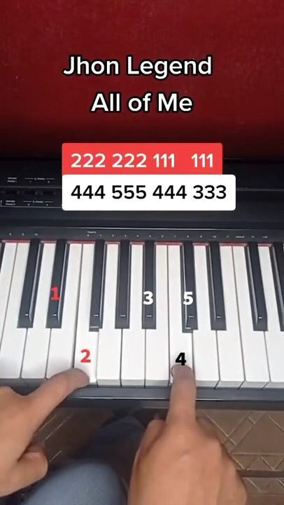 Easy Piano Tutorial: All of Me by John Legend